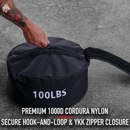 WOLF TACTICAL Sandbag Workout Bag Sand Bags for Weight Training Workout Sandbag Fitness Sand Bag (100 LB (Red))