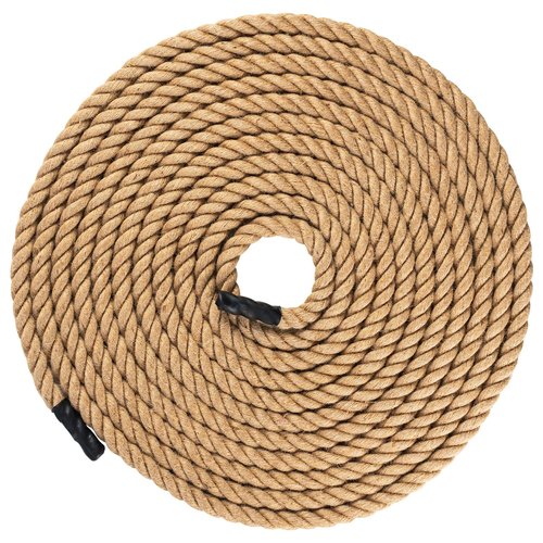 Happybuy Gym Climbing Rope, 1" Diameter 50 ft Length, Fitness Training Rope for Adults, Great for Gym, Climbing and Home Exercises
