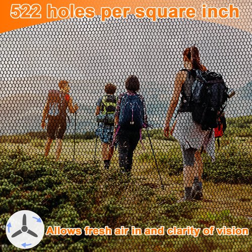 Benvo Mosquito Head Net Mesh, Face Neck Fly Netting Hood from Bugs Gnats Noseeums Screen Net for Any Outdoor Lover- with Carry Bags Fits Most Sizes of Hats Caps (2pcs, Grey, Updated Big Net)