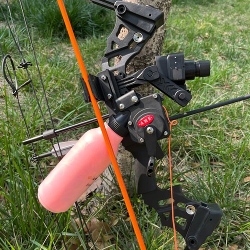 Bowfishing Single Arrow Quiver Arrow Caddy Fishing Arrow Holder for Bottle Reels (Arrow Quiver)