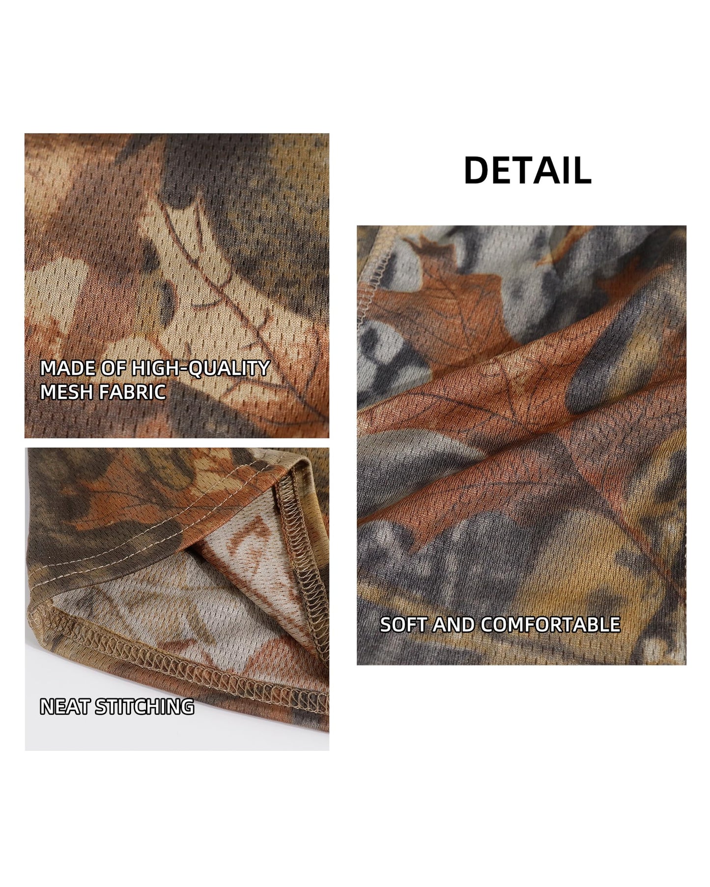 Hymeiluely Camo Balaclava Ski Face Mask for Men Women, Cooling UV Protection Face Cover for Hunting Fishing Motorcycle Military Tactical