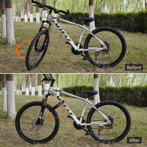 Bike Rack Straps with Extra-Wide Silicone Anti-Slip Coating,26''x1.5'' Trilancer Adjustable Bike Wheel Stabilizer Strap with Hook and Loop for Car and Wall Mount,for Transportation and Storage(2-Pack)