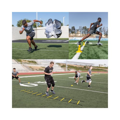 SKLZ Speed Gates, Quick Ladder, and Speed Chute Bundle, A Must Have for Athletes Looking to Improve Their Speed and Agility.