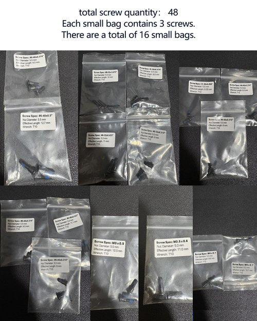 Screws Pack Kit for red dot Sight Optics