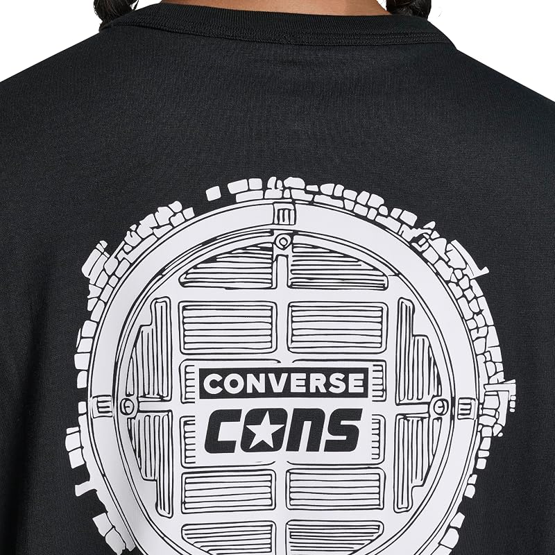 Converse Mens Cons Premium Art T-Shirt - Black XL