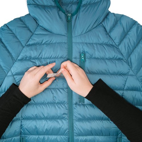 GEAR AID Tenacious Tape Mini Patches for Down Jacket Repair, Black and Clear, six 1.5”x 2.5”