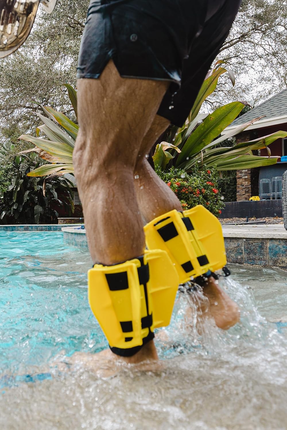Hydro-Tone Total Body Pool Weights for Water Exercise | Isokinetic Functional Water Weights | Build Muscle - Easy on Joints | Aquatic Pool Weight | Quick Start Guide