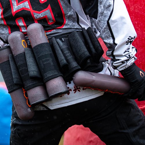 CRBN Paintball SC Harness 5 Pack Black [ Tight Fitting ] [ Large/X Large ]
