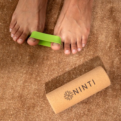 Ninti Balance Board - Premium Cork Balancing Board & Foot Strengthener for Enhanced Foot Function | Unique Design for Balance Stability & Foot Strength | Improve Mobility & Prevent Falls | Balance Trainer