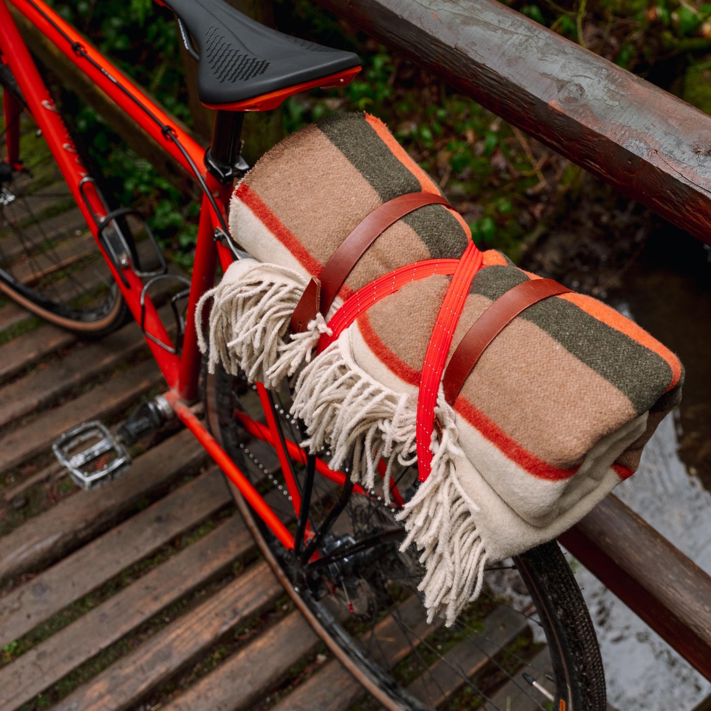 GEAR AID Holdfast Bungee Strap, Organize Your Garage and Gear for Biking, Camping, Hunting, Exercise, Paddling and More, Orange Reflective, Multipack 20-30-40” Lengths