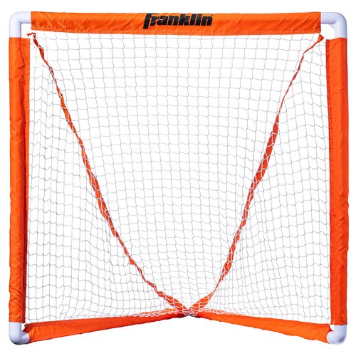 Franklin Sports Youth Lacrosse Goal - Small Kids Lax Net - Portable Lax Mini Box Goal - Backyard Training Equipment for Youth Lacrosse - 38" x 38"