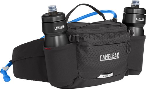 CamelBak M.U.L.E. 5 Mountain Bike Gravel Waist Belt Hydration Pack Black, 50oz