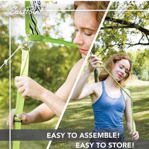 Easy Setup Volleyball Badminton Set