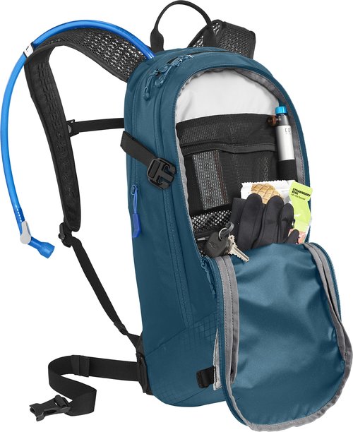 CamelBak M.U.L.E. 12 Mountain Bike Hydration Backpack Moroccan Blue/Black, 100oz
