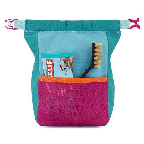 Oso Supply Co - Large Roll Down Bouldering Chalk Bucket (Magenta/Teal)