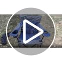 Northroad Heavy-Duty Foldable Camping Chair Blue Support Up to 300lbs Outdoor