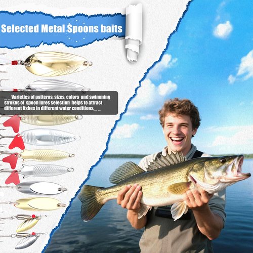EXAURAFELIS Fishing Gear Fishing Lures 307pcs All-in-one Tackle Box Minnow Crankbait Spinnerbaits VIB Jigs Hooks Paddle swimbaits Frog Lure Spoon Sinking Lure for Bass Trout Walleye Redfish
