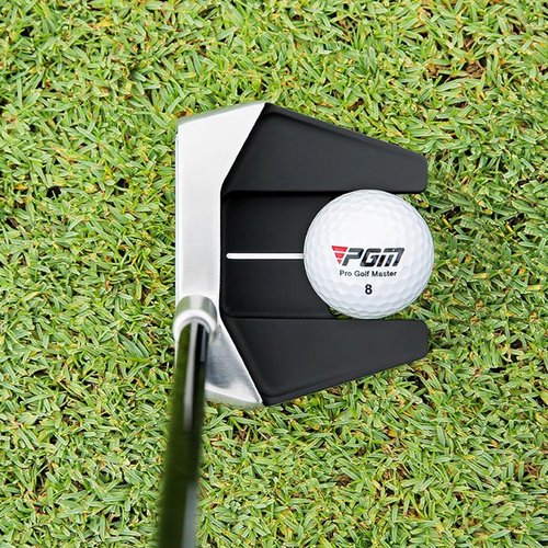 PGM Golf Standing Putter - Single Club with Stable Low Center of Gravity, High Forgiveness Golf Club, with Alignment Aid - 34 inch
