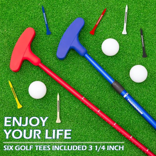 THIODOON Golf Putters for Men and Women Two-Way Kids Putter Mini Golf Putter for Right or Left Handed Golfers Adjustable Length Golf Putter Suitable for Children, Teenagers and Adults