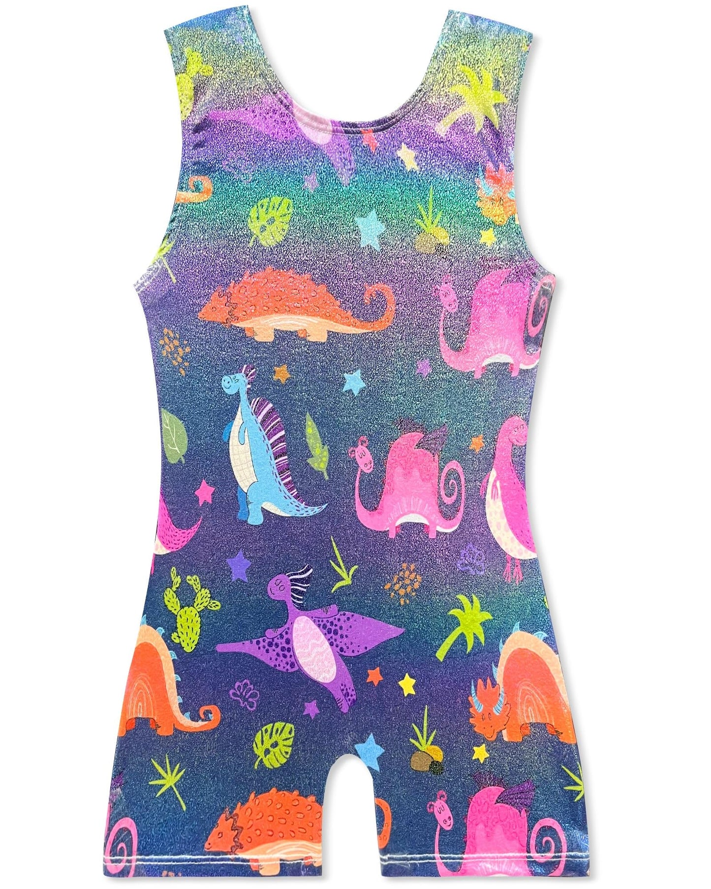 Wanyoo Gymnastics Leotards for Girls Shiny Toddler Biketard Unitard One Piece Tumbling Outfits