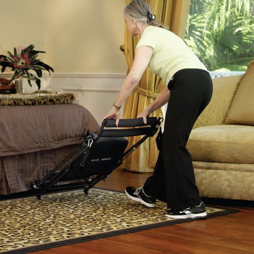 Chair Gym - The Total Body Workout – All in One Compact, Portable and Easy to Use At Home Exercise System includes 5 Instructional DVDs + Bonus Twister Seat Ab Attachment As Seen on TV - BLACK