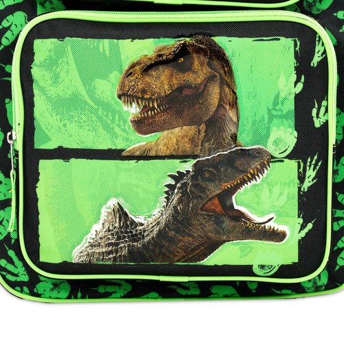 Jurassic World Backpack for Kids - Bundle with 16" Jurasic World School Bag, Water Bottle, Stickers, More | T-Rex Dinosaur Backpack Boys, Girls, Kids