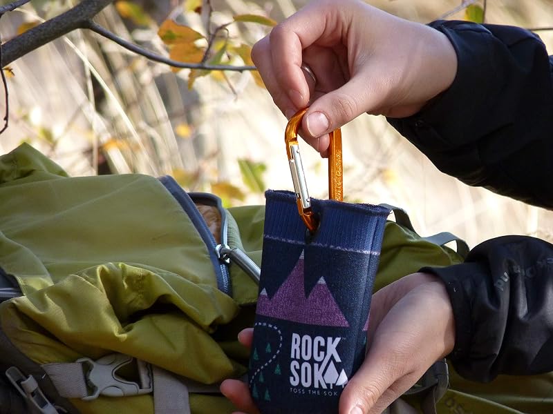 Bear Bag Food Hanging System with RockSok, 2-to-1 Pulley, Carabiners & Ropes
