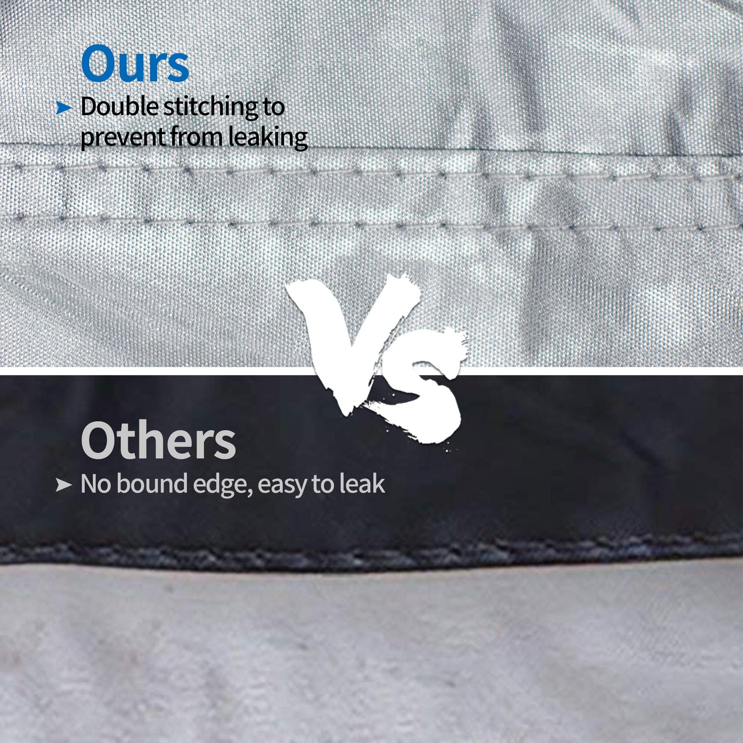 iCOVER Trailerable Boat Cover- 17'-19' Heavy Duty Waterproof Tarp Covers with Storage Bag, Fits V-Hull, Fish&Ski, Pro-Style, Fishing, Runabout, Bass Boats, up to 17ft-19ft Long X 96" Wide
