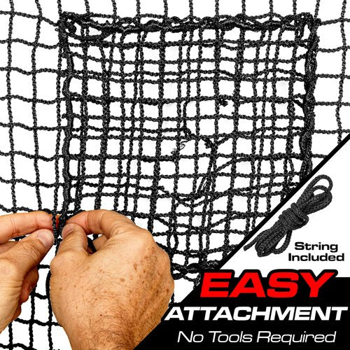 GoSports 3 Pack Universal Sports Net Repair Kits for Golf, Baseball, Soccer, and More - 8 x 8 Inch Sports Netting Patch Kits