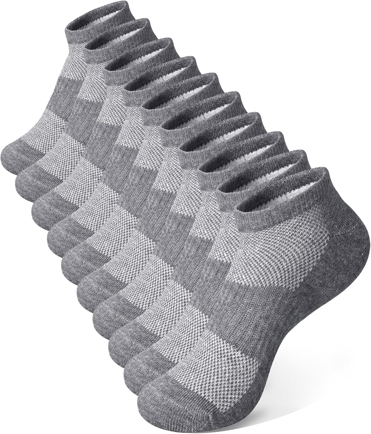 10 Pairs Kids Socks for Boys Girls Ankle Athletic Low Cut Socks Half Cushioned Crew Cotton No Show Running Sock
