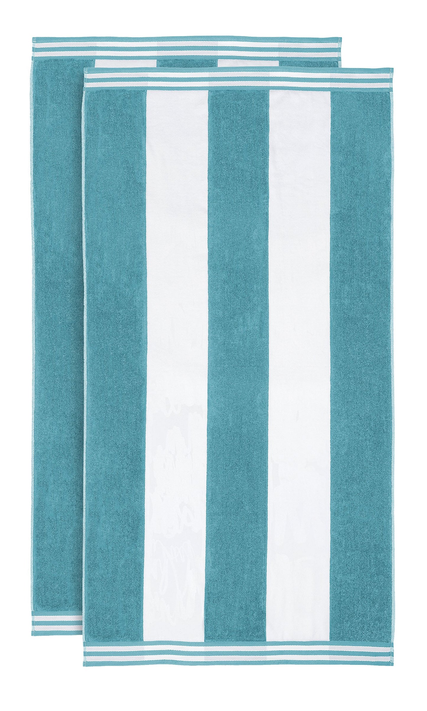 Superior Oversized Beach Towel, Turquoise (Set of 2)
