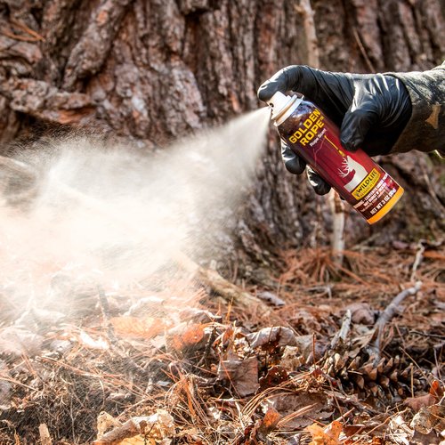 Wildlife Research Center Golden Rope Scent Spray – Hunting Scent for Existing Golden Rope or Any Rope Scrape Setup – Get The Attention of Deer and Keep Them Coming Back – 3 OZ