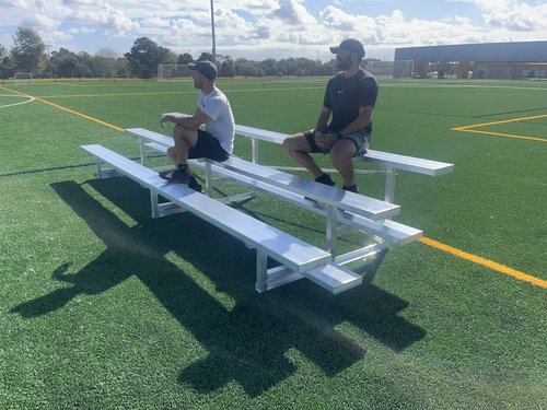 Bleacher with 3 Rows by Pevo Sports