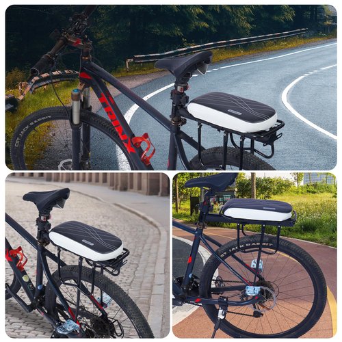 Bicycle Manned Cushion Bike Rear Seat Child Bike Seat Bicycle Back Shelf Back Cushion Bicycle Rear Saddle Mountain Carrier Children