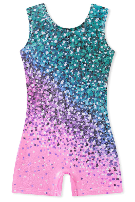 Funnycokid Gymnastics Leotards for Girls Kids Outfits Sparkly Clothes Ballet Unitard One Piece, diamond 02, 4-5T