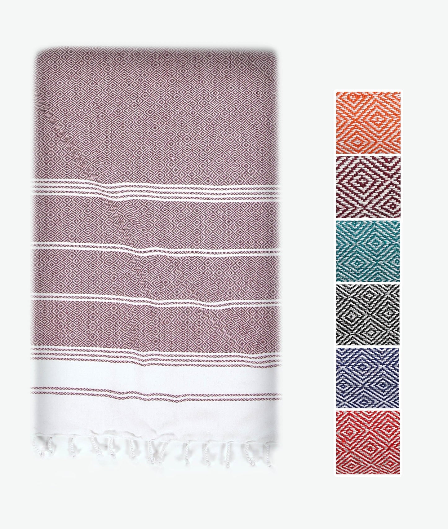 LANE LINEN Large Pool Towels, XL Beach Towel, Pre-Washed, No Shrink, Quick Dry Oversized Beach Towels, Stylish Beach Towel for Women, Sand Free Towel, 39"x71" - Fired Brick