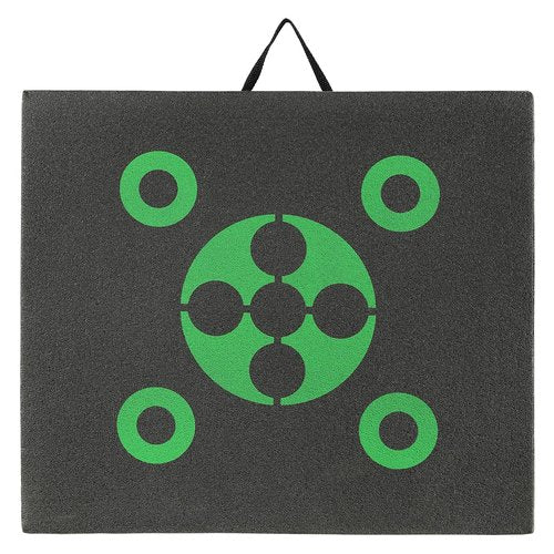 VEVOR Archery Target Block, 16"x18" All-Side Bow Target Block, Outdoor Portable Archery Target with Carry Handle, Easy Arrow Removal, Great Visibility, Lightweight, Easy to Transport, Black