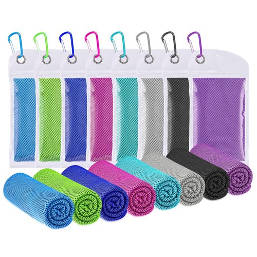 Cooling Towels for Neck and Face, Ice Towel for Hot Weather, Soft Breathable Instant Towel, Cool Rags for Yoga, Golf, Sport, Gym, Workout, Camping, Fitness, Outdoor