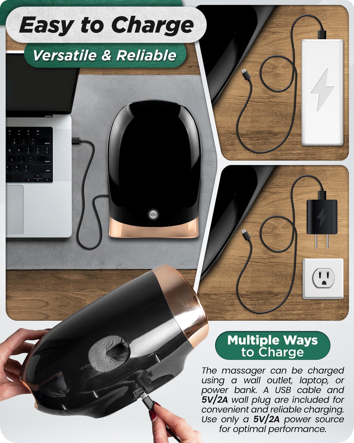 Lunix LX30 Rolling Hand Massager with Kneading & Compression, Heated