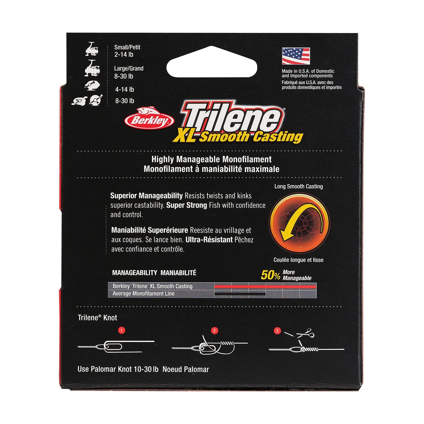 Berkley Trilene® XL®, Low-Vis Green, 14lb | 6.3kg, 300yd | 274m Monofilament Fishing Line, Suitable for Freshwater Environments
