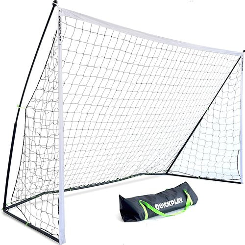 QUICKPLAY Kickster Soccer Goal Range – Ultra Portable | Quick and Easy Set Up | Includes Net and Carry Bag | Available in 7 Sizes | Backyard Soccer Net for Kids & Adults [Single Goal]