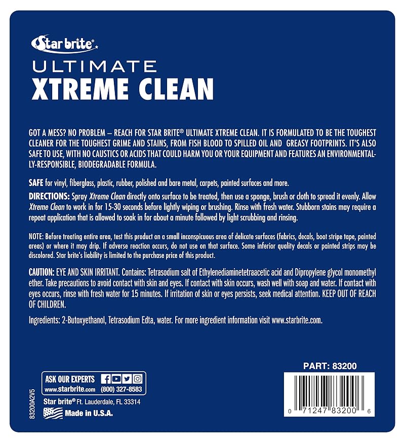 Star Brite Ultimate Xtreme Clean 128 Oz Gallon All-Surface Degreaser