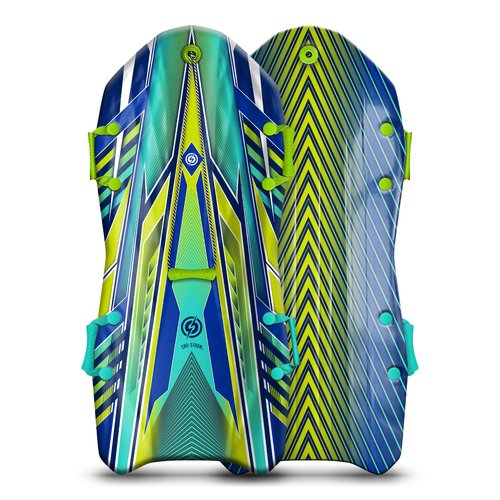 Sno-Storm Premium Foam Snow Sled 2-Pack | Superior Foam Recreational Snow sled | Tow Rope and Handles | Sized for Youth and Adults | Contoured Deck Design | 50in-127cm Design Length |, Camo