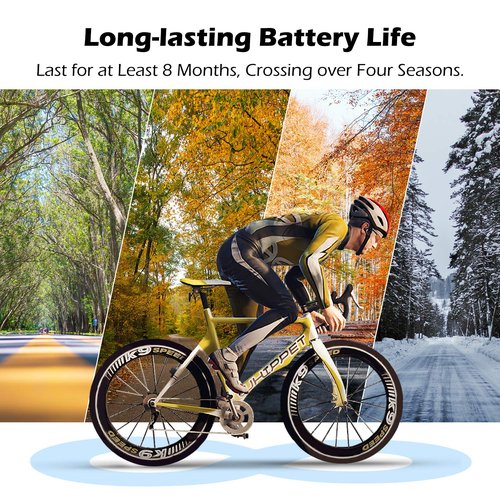 PRUNUS Bike Speedometer and Odometer Wireless Waterproof Bicycle Computer with Touch Sensor Switch, Big Digital LCD Screen, Automatic Wake-up for Outdoor MTB Road Cycling and Fitness…