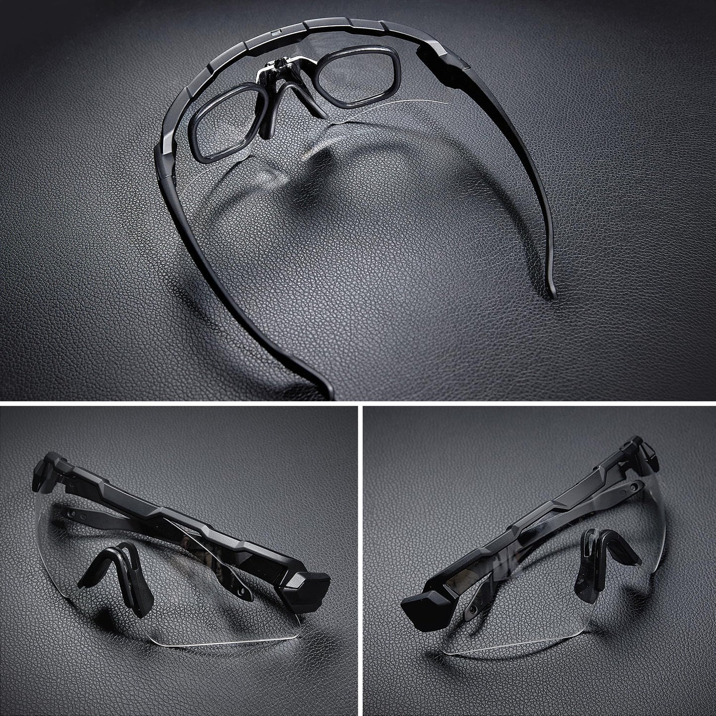 1TG Tactical Safety Shooting Glasses - Anti-Fog Tactical Goggles with 3 Lens & Hard Case, Impact-Resistant Protective Eyewear