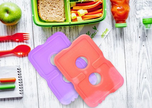 Healthy Packers Ice Pack for Lunch Box - Freezer Packs - Original Cool Pack (Set of 5) | Slim & Long-Lasting Ice Packs for Your Lunch or Cooler Bag (Combo)