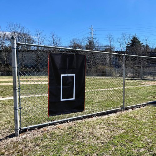 CORECISE Baseball Softball Cages Backstops with Strike Zone,Hitting Pitching Batting Cage Backstop,Baseball Hitting Backstop Mat,Pitcher Training Equipment Aid,Batting Cages Accessories