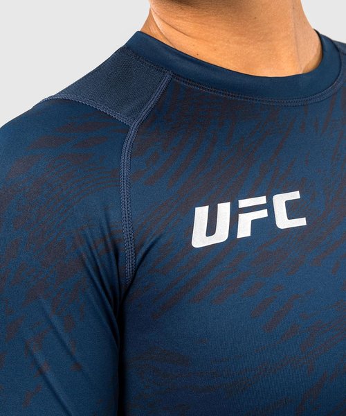 Venum Women's Standard Fight Week Performance Long Sleeve Rashguard, Oceanic Blue