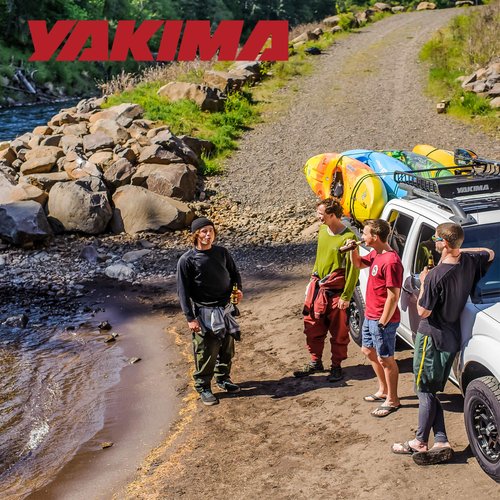 YAKIMA - BigStack Rooftop Mounted Boat Rack for Vehicles, Carries Up To 4 Boats