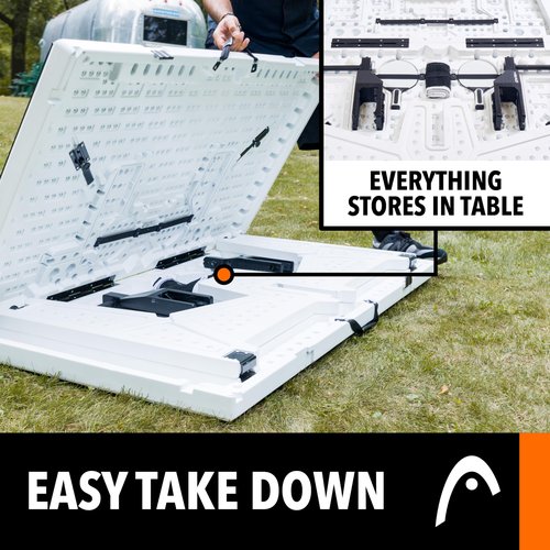 HEAD Outdoor Full Size Table Tennis Table – All-Weather Performance, Pro-Level Play Anywhere!